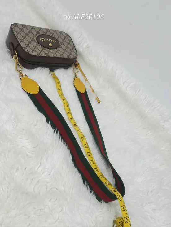 Gucci Supreme Camera Messenger Bag Brown GG Canvas Crossbody Unisex - Picture 8 of 16